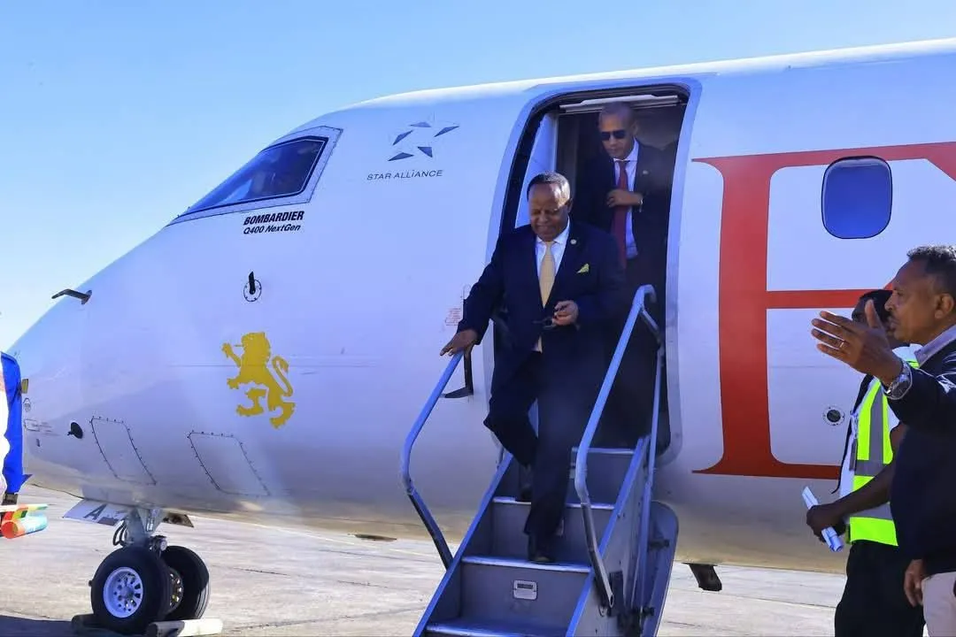 ፕሬዚዳንት ታዬ አጽቀሥላሴና የፌዴሬሽን ምክር ቤት አፈጉባኤ አገኘሁ ተሻገር ጎንደር ከተማ ገቡ