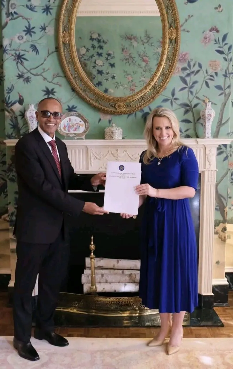 አምባሳደር ብናልፍ አንዷለም የሹመት ደብዳቤያቸውን ቅጂ ለአሜሪካ የውጭ ጉዳይ መስሪያ ቤት አቀረቡ